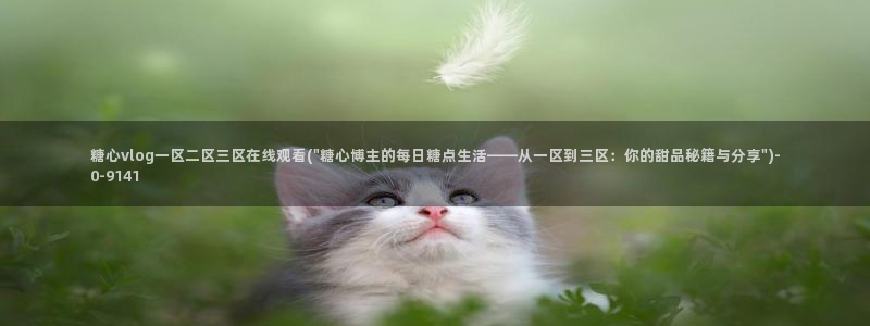vlog糖心：糖心vlog一区二区三区在线观看(\
