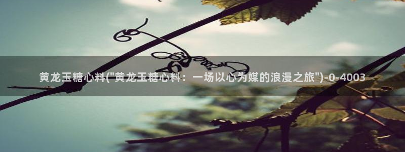 糖心vlog最新版本下载：黄龙玉糖心料(\